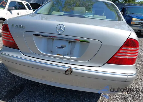 2004 Mercedes-Benz S 430 from USA, damaged, VIN WDBNG70J04A386596